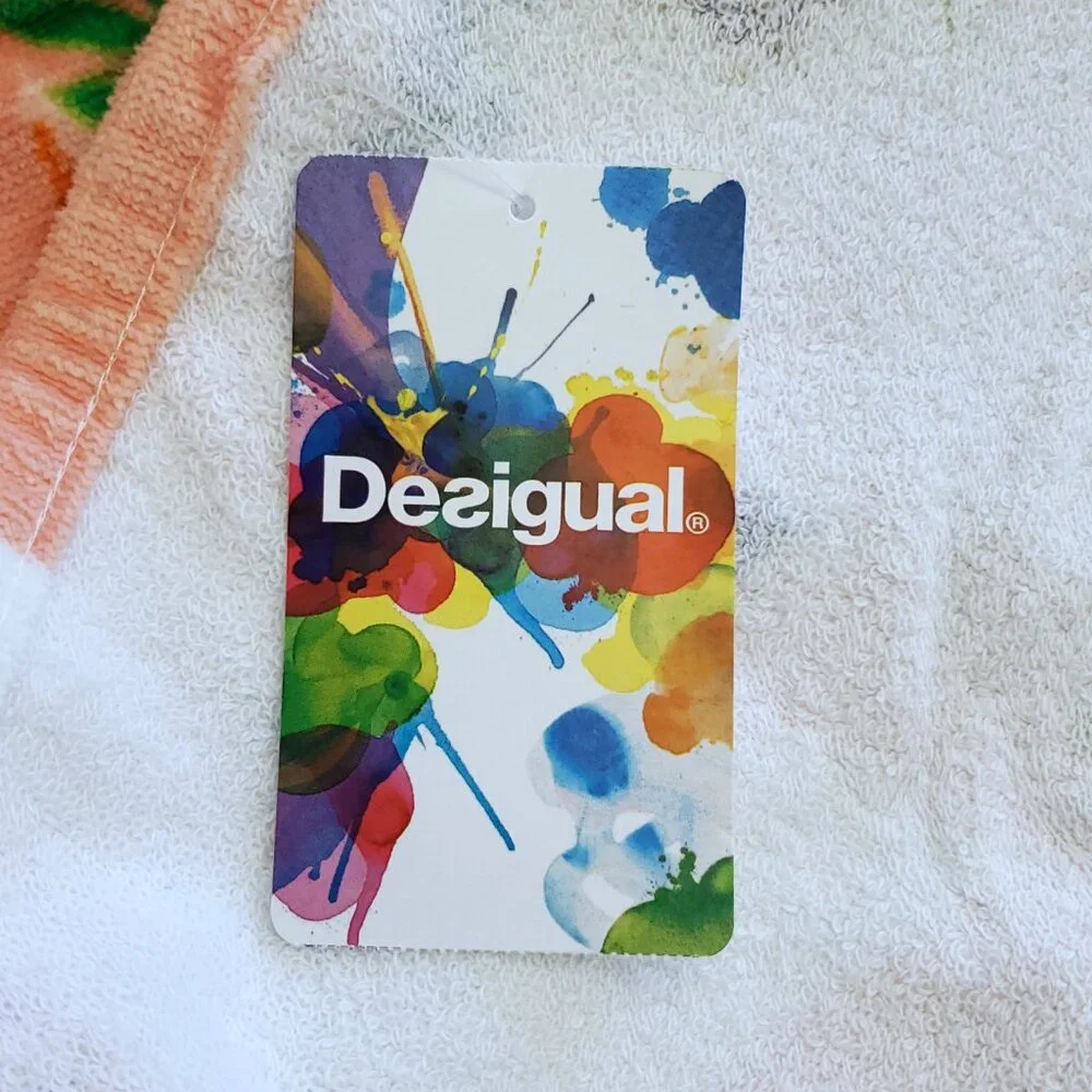 Desigual Floral Medallion Vibrant Colorful Beach Bath Towel - New